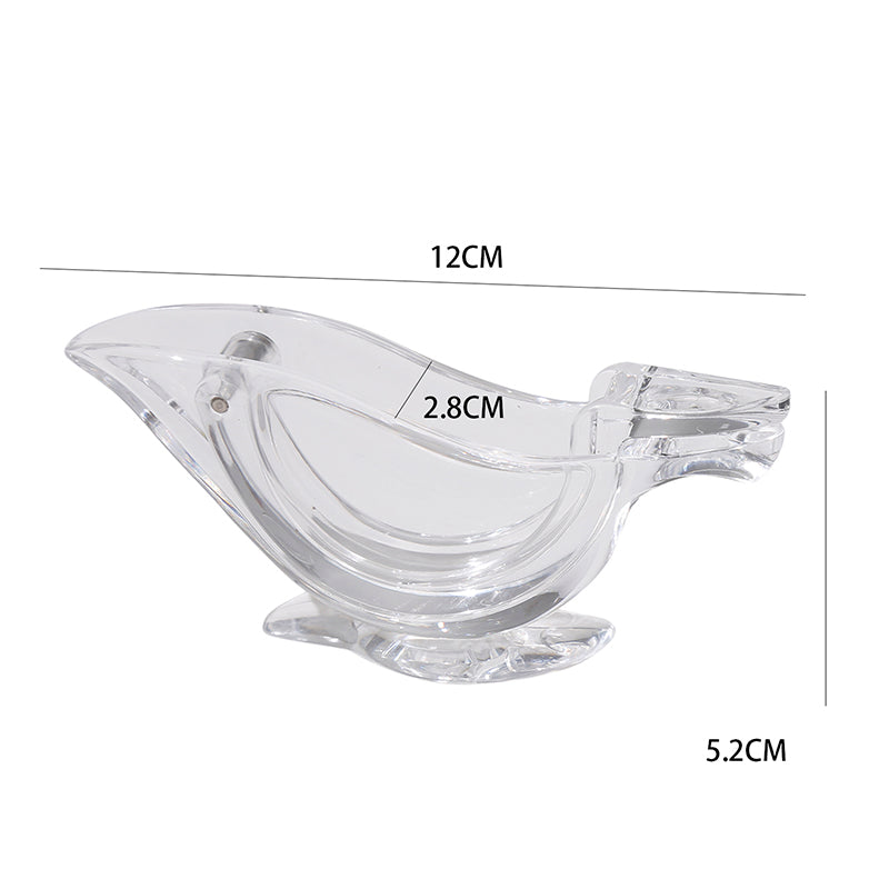 Manual Juice Acrylic Lemon Clip Hand Orange Squeezer Machine Boat Shape Squeeze Fruit Kitchen Bar Gadget Household Tool