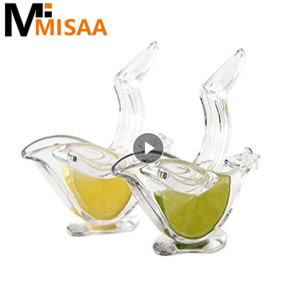Manual Juice Acrylic Lemon Clip Hand Orange Squeezer Machine Boat Shape Squeeze Fruit Kitchen Bar Gadget Household Tool