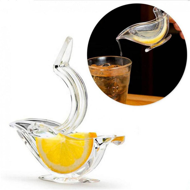 Manual Juice Acrylic Lemon Clip Hand Orange Squeezer Machine Boat Shape Squeeze Fruit Kitchen Bar Gadget Household Tool